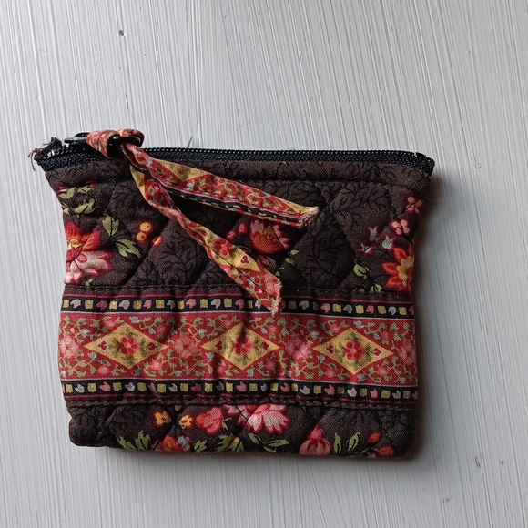 RetiredVeraBradley Chocolate Change or Card Wallet - Picture 5 of 6